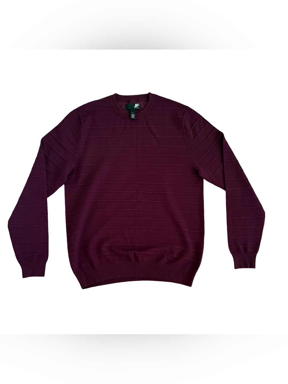 jf j.ferrar Men's Crewneck Sweater in Wine